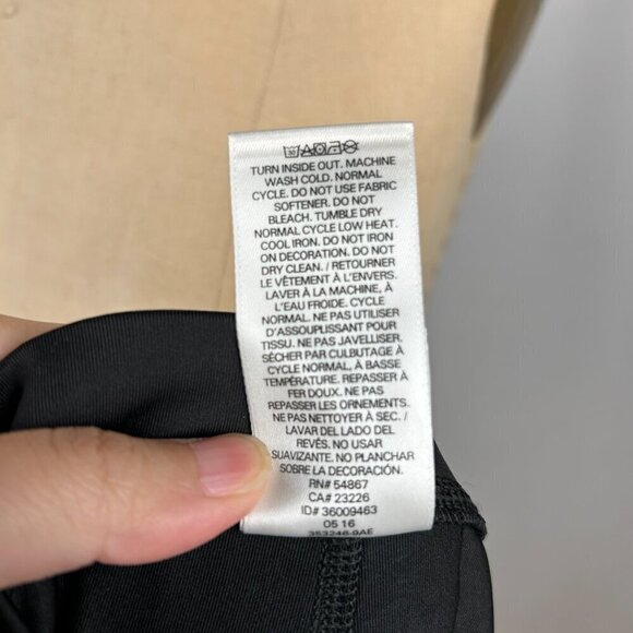 NEW Victoria's Secret Pink Logo Spell Out Capri Black Legging Pants Size Small - Picture 14 of 16